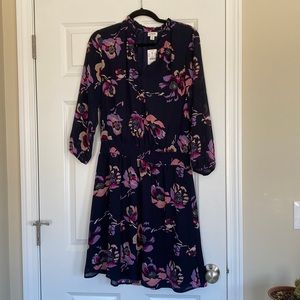 NWT J. Crew Drop Waist Dress